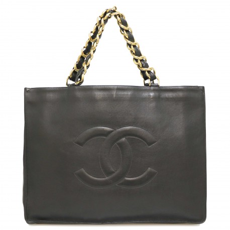 Cabas CHANEL vintage chaines courtes