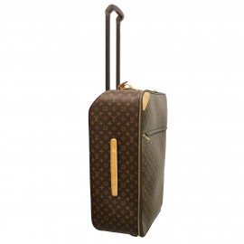 Valise roulante LOUIS VUITTON toile Monogram