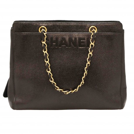 Cabas CHANEL cuir grainé