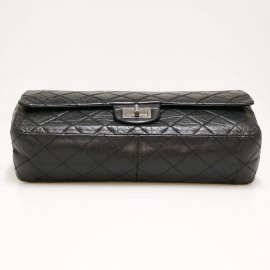 Maxi sac 2.55 CHANEL veau vieilli noir