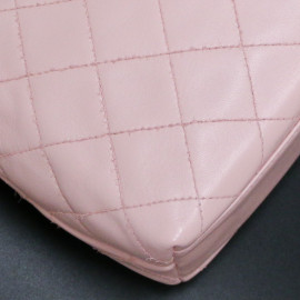 sac CHANEL cuir d'agneau rose