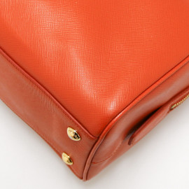 Sac Prada cuir orange