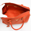 Sac Prada cuir orange