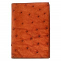 Porte agenda HERMES autruche cognac