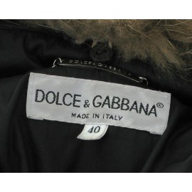 Doudoune col fourrure DOLCE & GABBANA