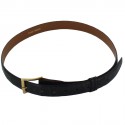 Ceinture homme FRANCK NAMANI bleu nuit en croco veritable