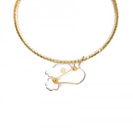 Collier ras de cou LOU DE LA FALAISE