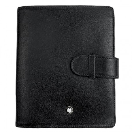 Portefeuille MONTBLANC cuir noir